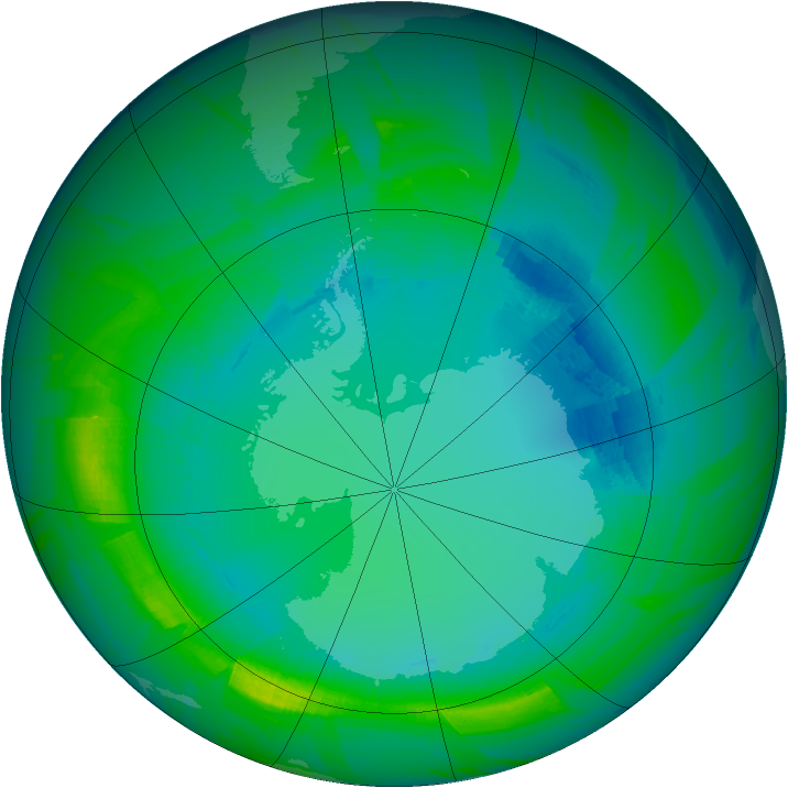 Ozone Map 2010-08-12